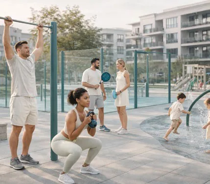 Parks & children’s spaces at Lunaya