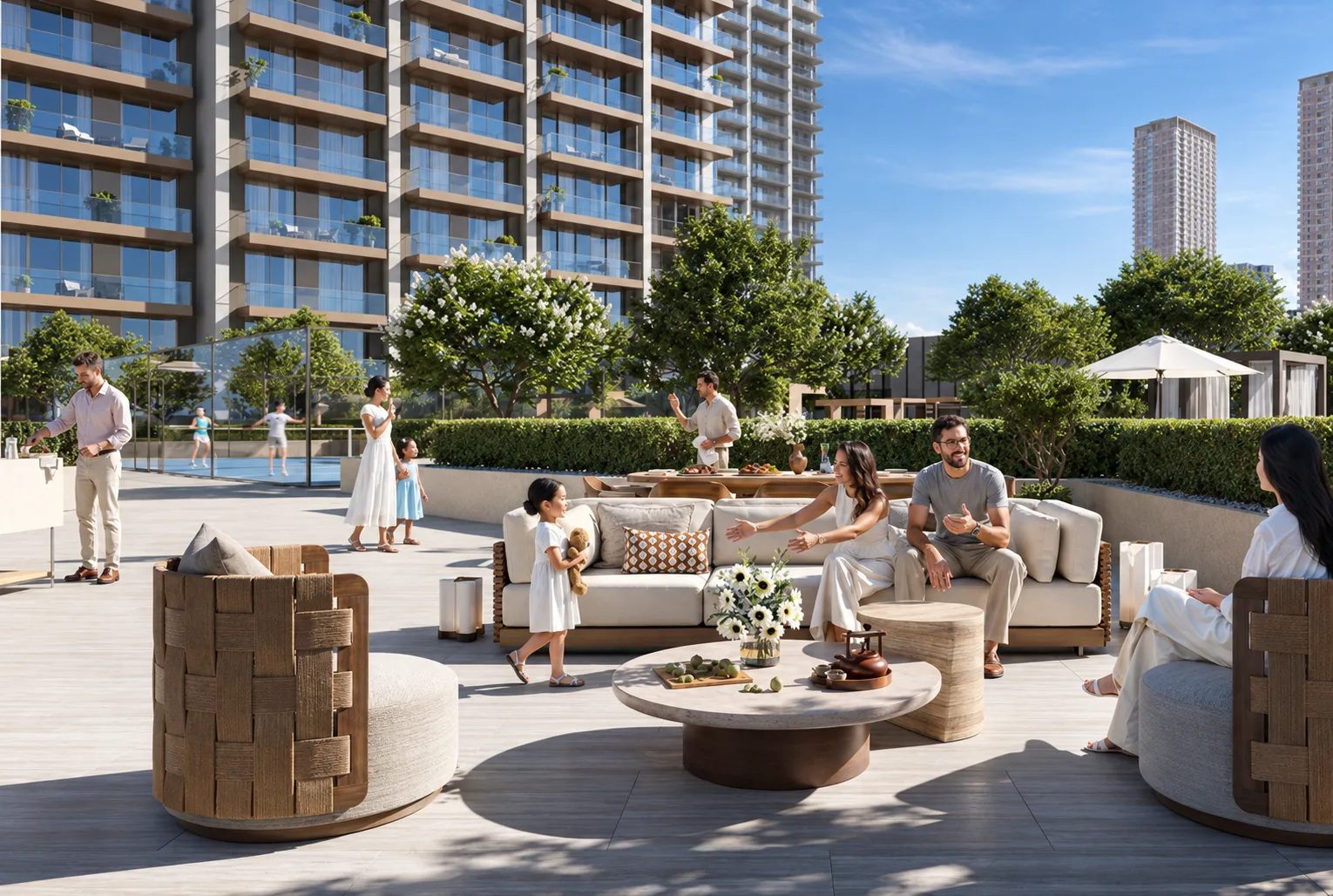 Rooftop living at Lunaya